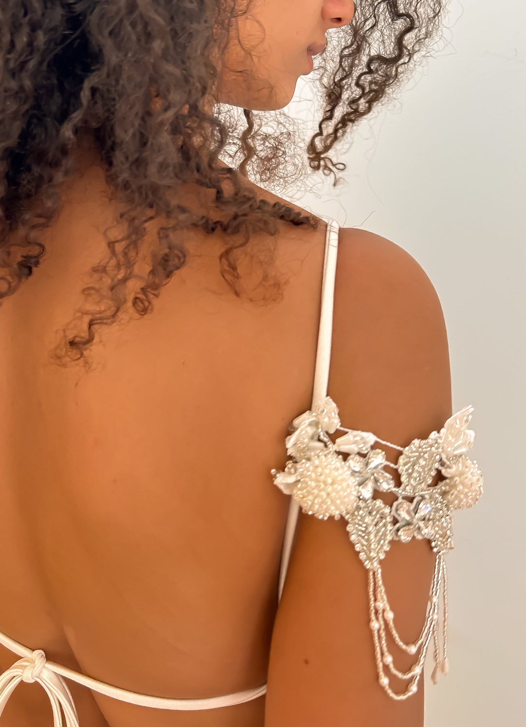 Celestial Cascade Bridal Sleeves  Arm bracelet - StudioSharonGuy