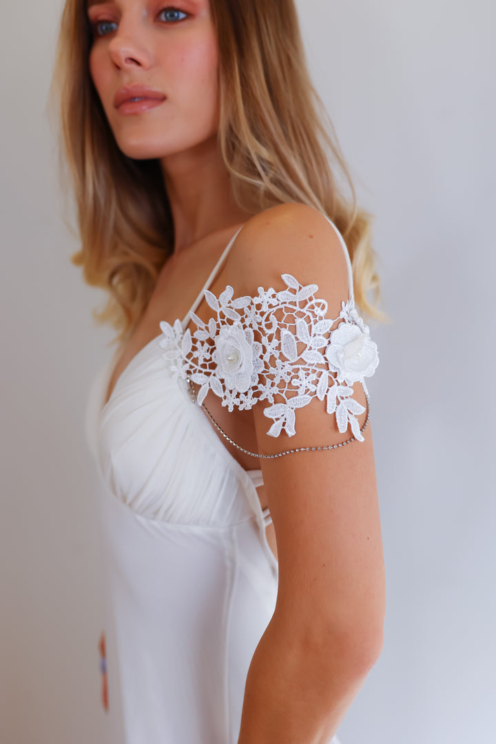 Off Shoulder Sleeves for Wedding Dress,  sleeve wedding dress - StudioSharonGuy